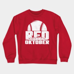 Retro Red October Philly, Philadelphia Vintage Crewneck Sweatshirt